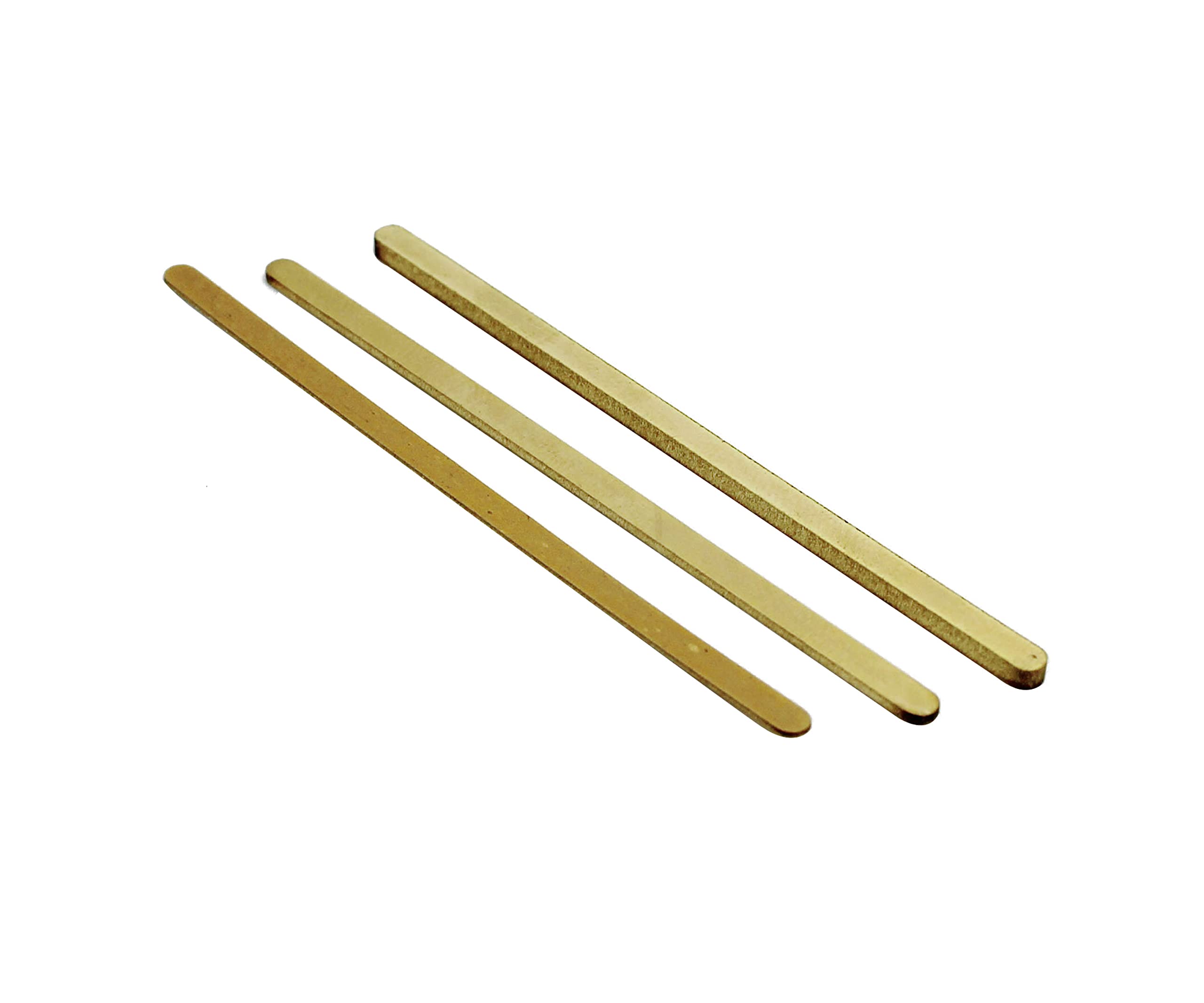 Guyker Guitar Brass Nut Shims Heightening Gasket Three Thicknesses of 0.5mm, 1.0mm and 2.0mm Luthier Tool Electric Guitar Replac